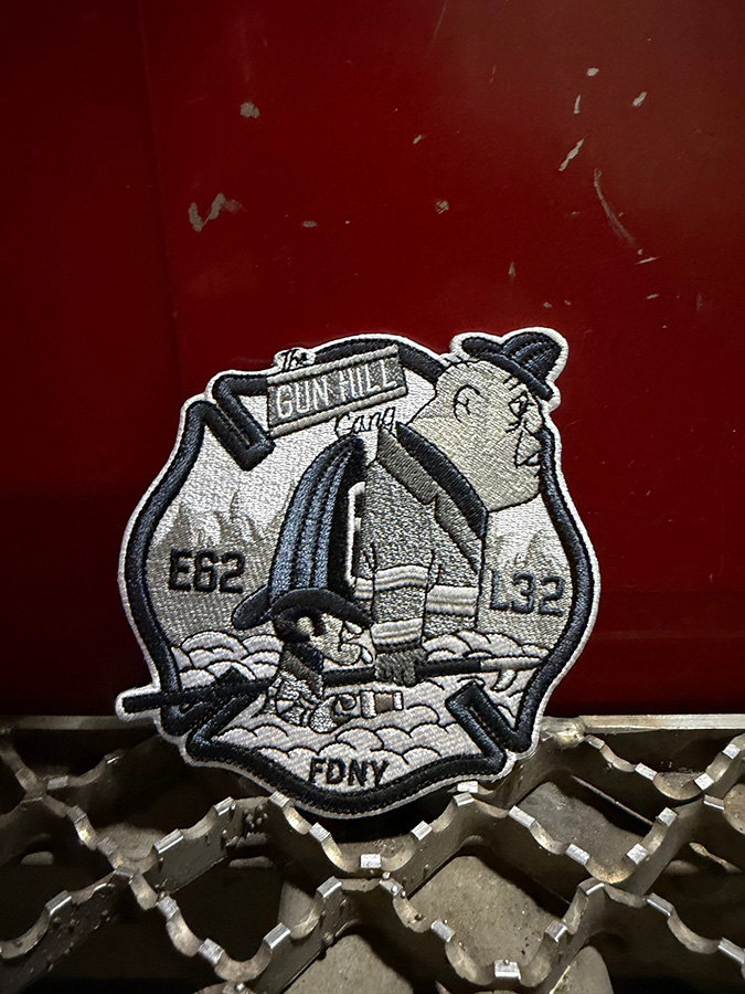 Gun Hill Gang House Patch “Black & White”